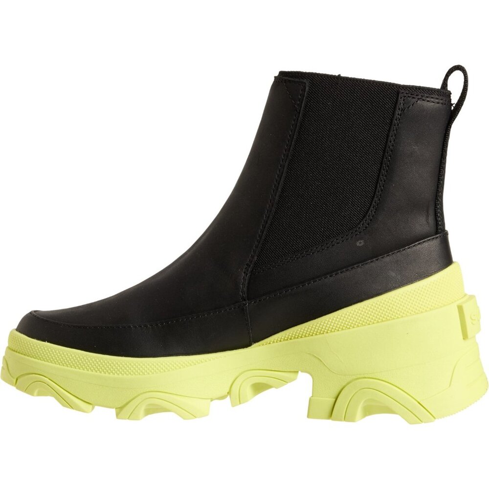 NEW Sorel Brex Chelsea Boots - Waterproof, Leather in Black/Tippet 1225 4s2 - Picture 3 of 5